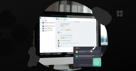 Обложка статьи о Bitrix24 с использованием ChatGPT и пользовательского GPT