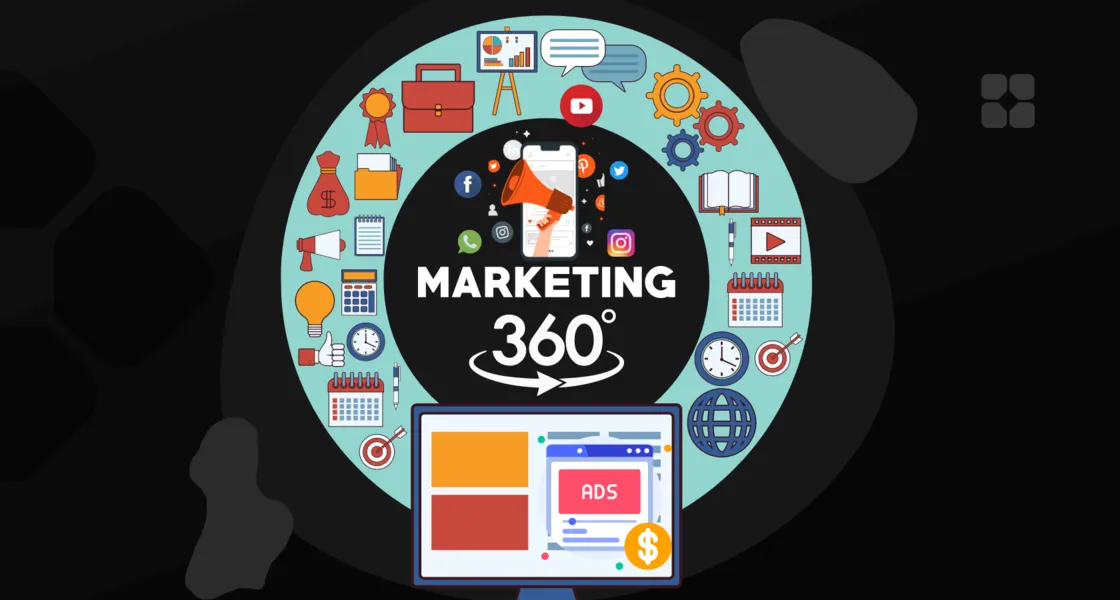 Portada del artículo sobre marketing de 360 ​​grados.