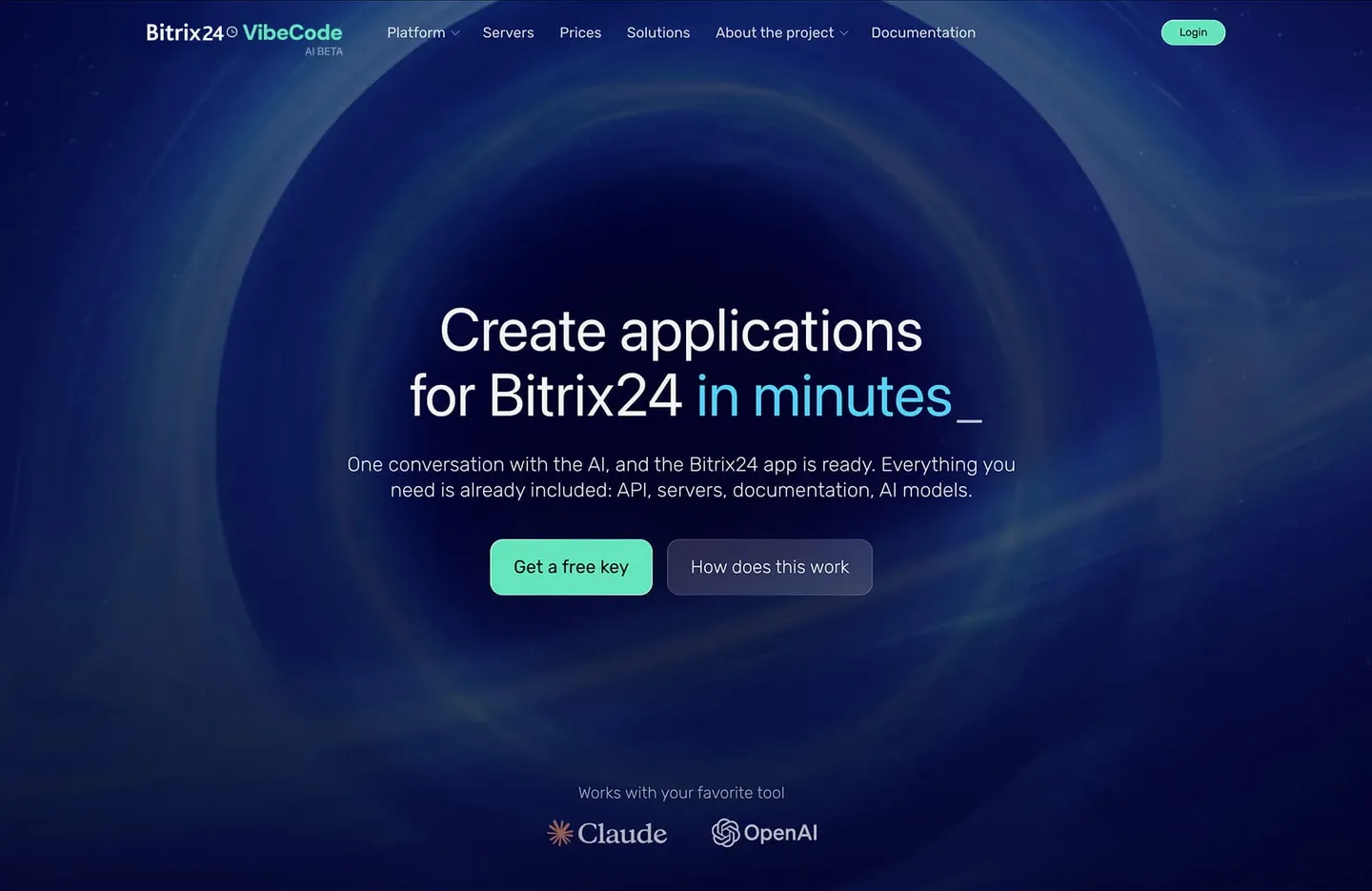 Платформа Vibecode для создания приложений. Bitrix24 | Bytebio